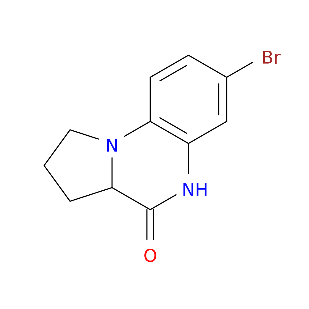 7-bromo-1H,2H,3H,3aH,4H,5H-pyrrolo[1,2-a]quinoxalin-4-one