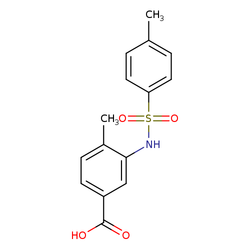 4-Methyl-3-([(4-methylphenyl)sulfonyl]amino)benzoic acid