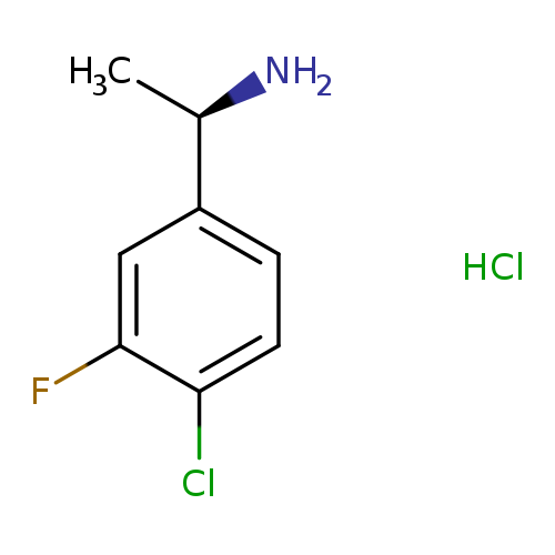 Benzenemethanamine, 4-chloro-3-fluoro-α-methyl-, hydrochloride (1:1), (αR)-