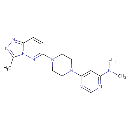 N,N-dimethyl-6-(4-{3-methyl-[1,2,4]triazolo[4,3-b]pyridazin-6-yl}piperazin-1-yl)pyrimidin-4-amine