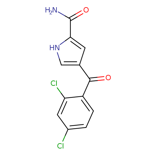 4-(2,4-dichlorobenzoyl)-1H-pyrrole-2-carboxamide