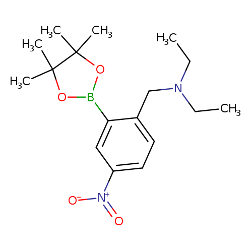 2-Diethylaminomethyl-5-nitrophenylboronic acid,pinacol ester