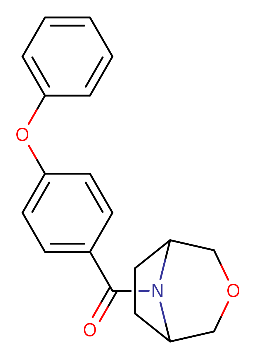 8-(4-phenoxybenzoyl)-3-oxa-8-azabicyclo[3.2.1]octane