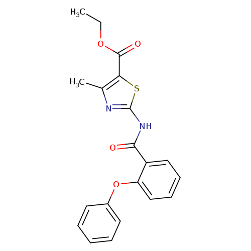 ethyl 4-methyl-2-(2-phenoxybenzamido)-1,3-thiazole-5-carboxylate