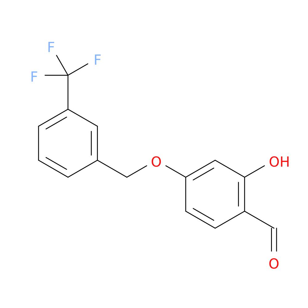 2-hydroxy-4-{[3-(trifluoromethyl)phenyl]methoxy}benzaldehyde