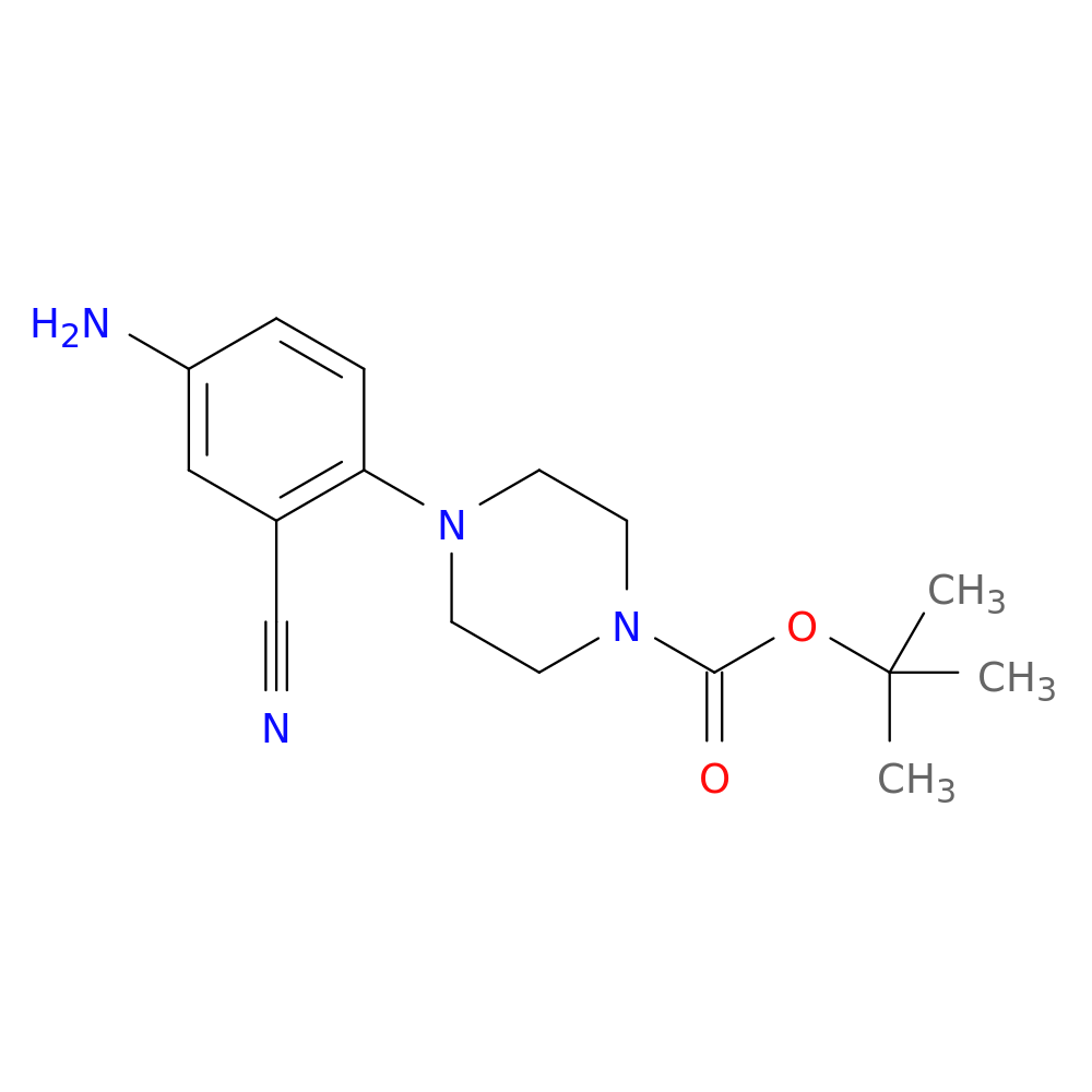 tert-Butyl 4-(4-amino-2-cyanophenyl)piperazine-1-carboxylate