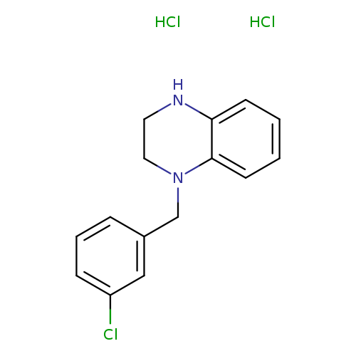 1-(3-Chlorobenzyl)-1,2,3,4-tetrahydroquinoxaline dihydrochloride