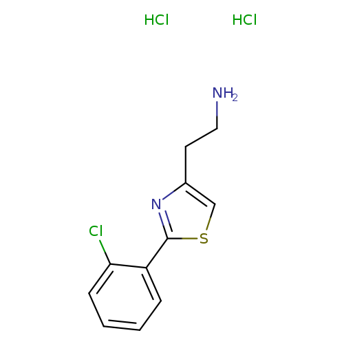 2-[2-(2-chlorophenyl)-1,3-thiazol-4-yl]ethan-1-amine dihydrochloride