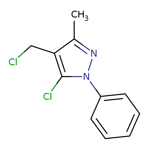 5-Chloro-4-(chloromethyl)-3-methyl-1-phenyl-1h-pyrazole