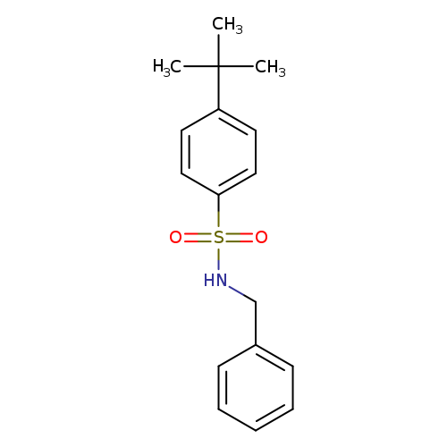 Benzenesulfonamide, 4-(1,1-dimethylethyl)-N-(phenylmethyl)-