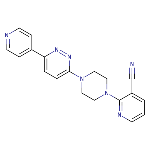 2-{4-[6-(pyridin-4-yl)pyridazin-3-yl]piperazin-1-yl}pyridine-3-carbonitrile