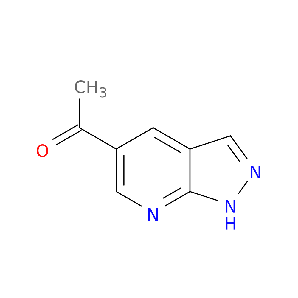 1-(1H-Pyrazolo[3,4-b]pyridin-5-yl)ethanone