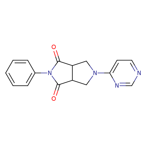 2-phenyl-5-(pyrimidin-4-yl)-octahydropyrrolo[3,4-c]pyrrole-1,3-dione