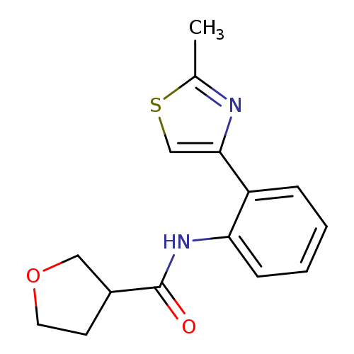 N-[2-(2-methyl-1,3-thiazol-4-yl)phenyl]oxolane-3-carboxamide
