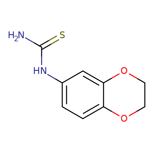 N-(2,3-dihydro-1,4-benzodioxin-6-yl)thiourea