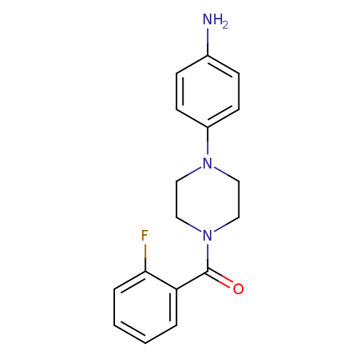 {4-[4-(2-Fluorobenzoyl)piperazin-1-yl]phenyl}amine
