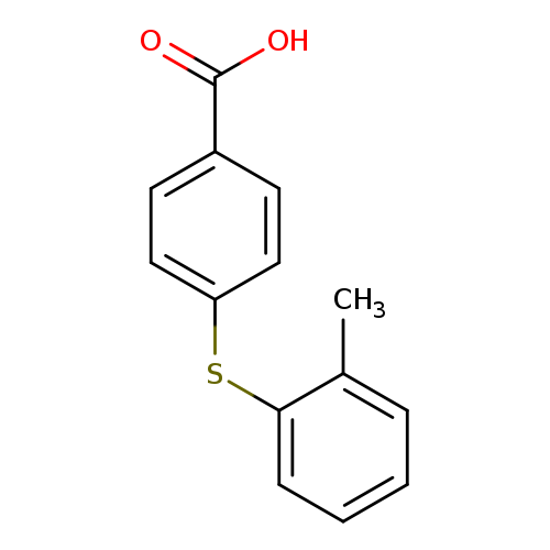 4-[(2-methylphenyl)sulfanyl]benzoic acid