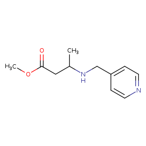 methyl 3-{[(pyridin-4-yl)methyl]amino}butanoate