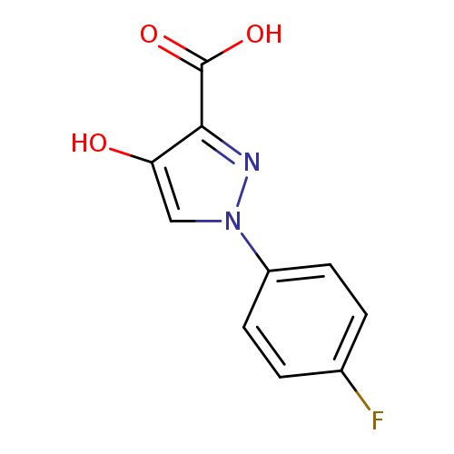 1-(4-fluorophenyl)-4-hydroxy-1H-pyrazole-3-carboxylic acid