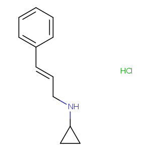 N-[(2E)-3-phenyl-2-propen-1-yl]cyclopropanamine hydrochloride