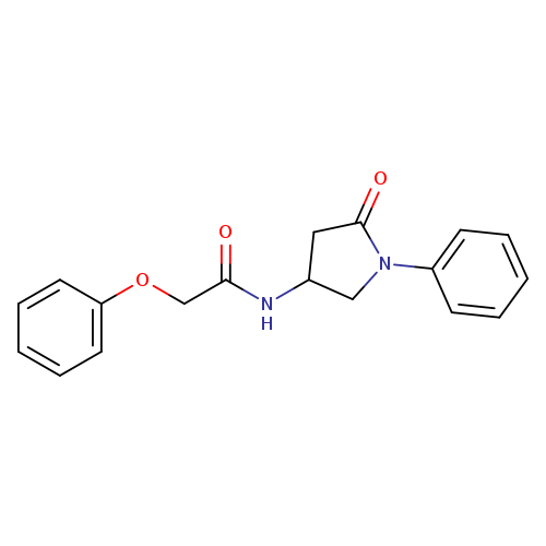 N-(5-oxo-1-phenylpyrrolidin-3-yl)-2-phenoxyacetamide