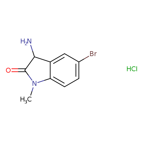 3-amino-5-bromo-1-methyl-2,3-dihydro-1H-indol-2-one hydrochloride