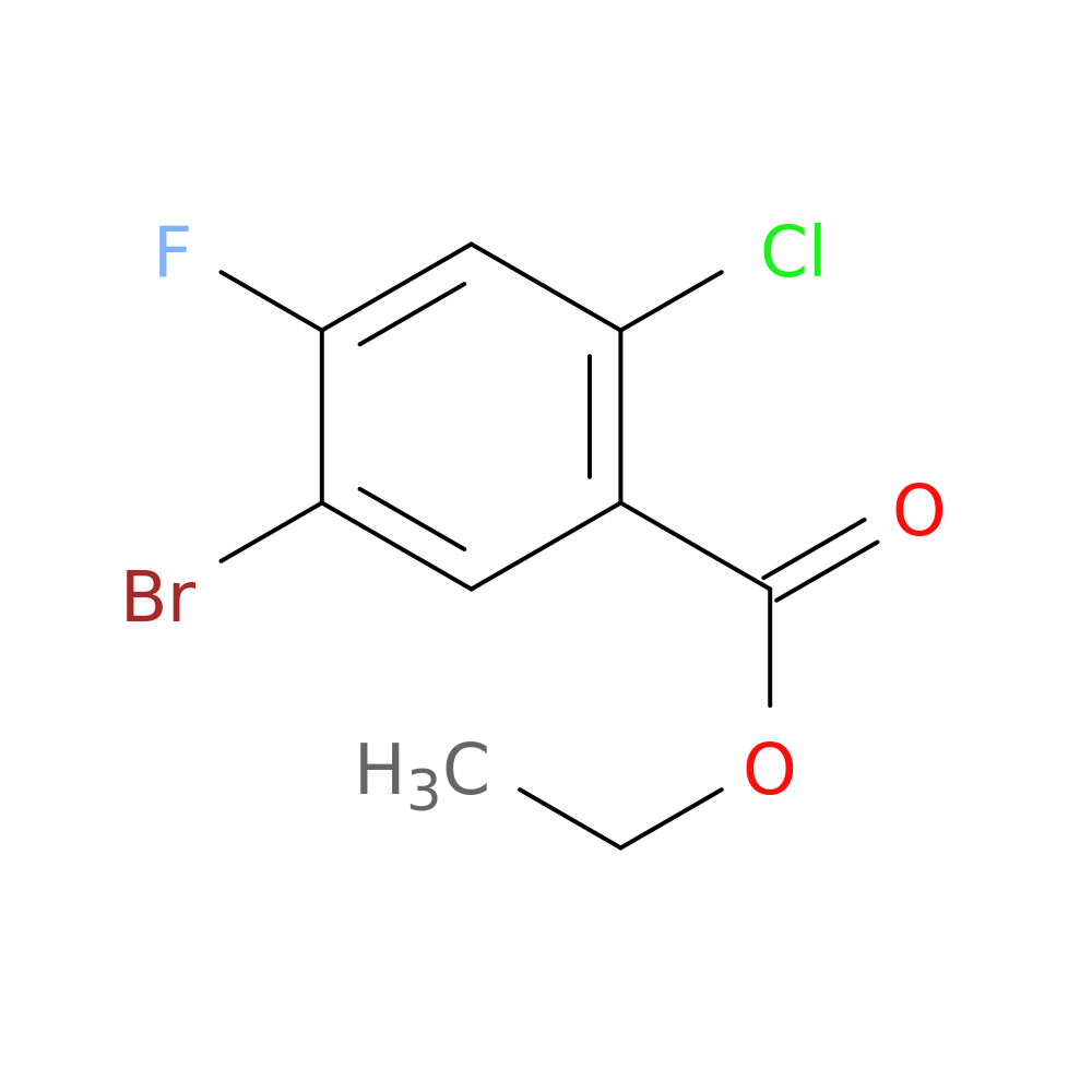 5-Bromo-2-chloro-4-fluoro-benzoic acid ethyl ester
