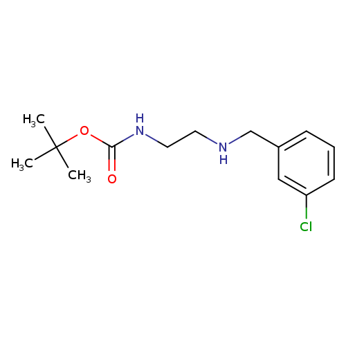 tert-butyl (2-((3-chlorobenzyl)amino)ethyl)carbamate