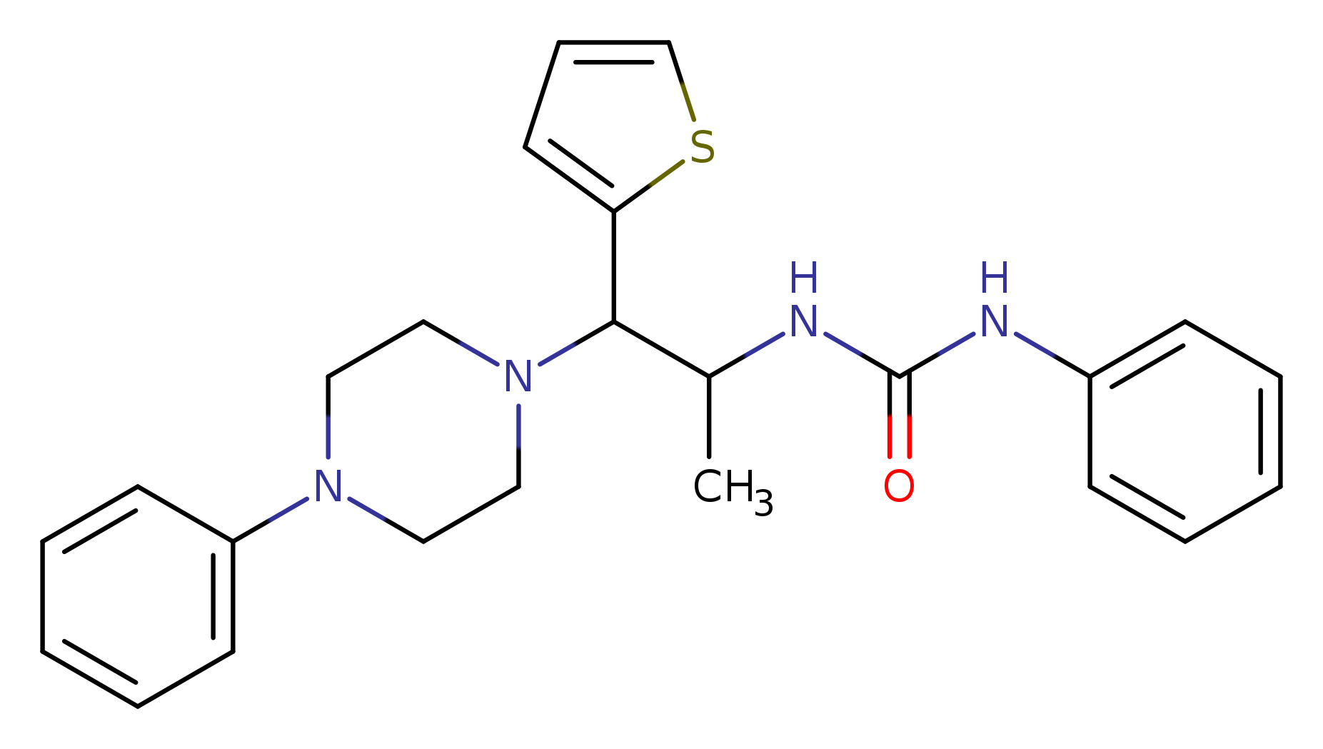 1-phenyl-3-[1-(4-phenylpiperazin-1-yl)-1-(thiophen-2-yl)propan-2-yl]urea