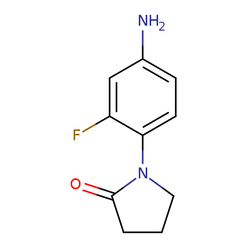 1-(4-amino-2-fluorophenyl)pyrrolidin-2-one