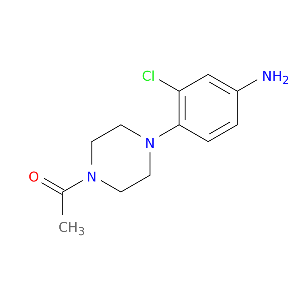 [4-(4-Acetylpiperazin-1-yl)-3-chlorophenyl]amine