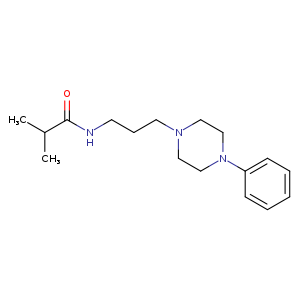 2-methyl-N-[3-(4-phenylpiperazin-1-yl)propyl]propanamide