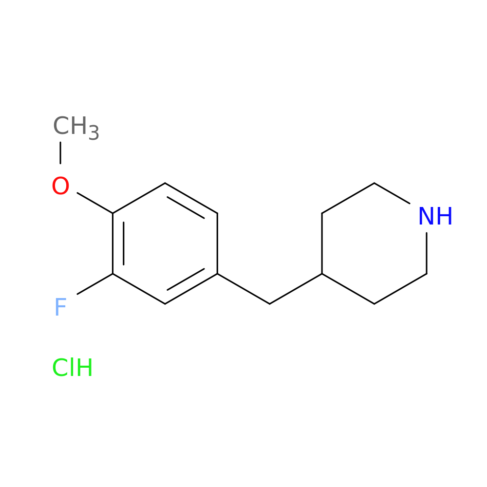 4-(3-Fluoro-4-methoxy-benzyl)-piperidine hydrochloride