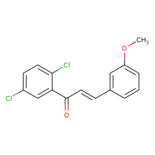 (2E)-1-(2,5-dichlorophenyl)-3-(3-methoxyphenyl)prop-2-en-1-one