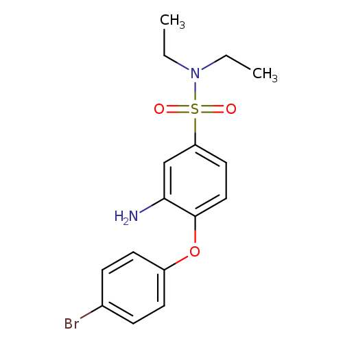3-amino-4-(4-bromophenoxy)-N,N-diethylbenzene-1-sulfonamide