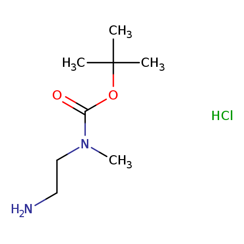 Carbamic acid, N-(2-aminoethyl)-N-methyl-, 1,1-dimethylethyl ester, hydrochloride (1:1)