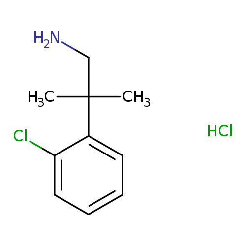 2-(2-Chlorophenyl)-2-methylpropan-1-amine, HCl