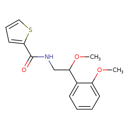 N-[2-methoxy-2-(2-methoxyphenyl)ethyl]thiophene-2-carboxamide