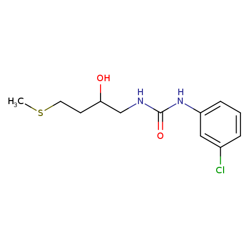 1-(3-chlorophenyl)-3-[2-hydroxy-4-(methylsulfanyl)butyl]urea
