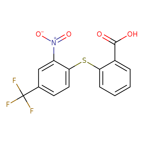 2-((2-Nitro-4-(trifluoromethyl)phenyl)thio)benzoic acid