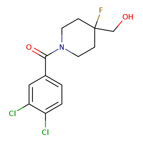 [1-(3,4-dichlorobenzoyl)-4-fluoropiperidin-4-yl]methanol
