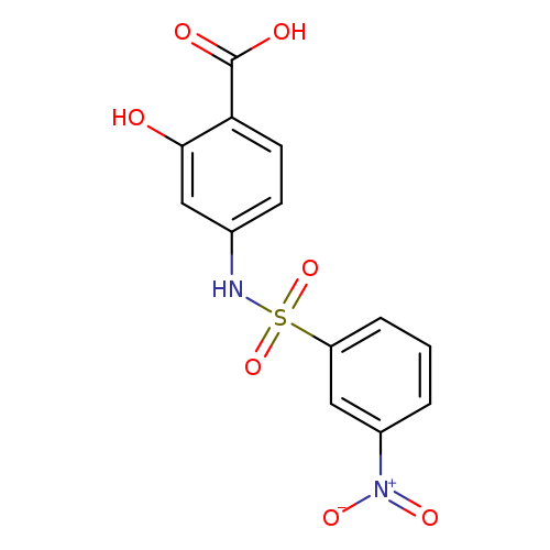 2-hydroxy-4-(3-nitrobenzenesulfonamido)benzoic acid