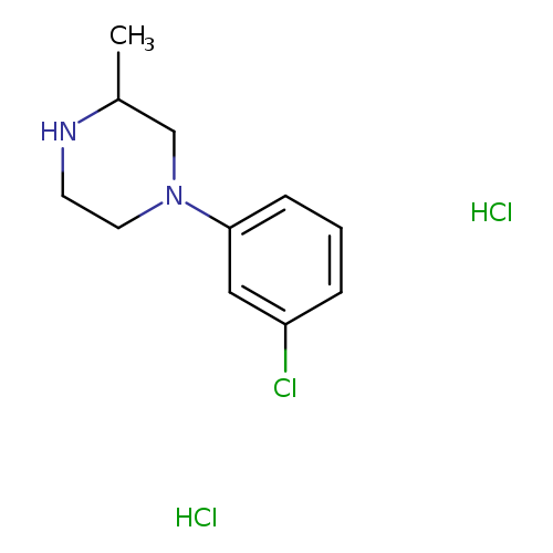 1-(3-chlorophenyl)-3-methylpiperazine dihydrochloride