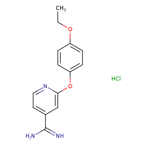 2-(4-Ethoxyphenoxy)pyridine-4-carboximidamide hydrochloride