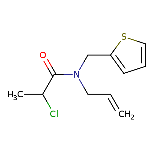 2-chloro-N-(prop-2-en-1-yl)-N-[(thiophen-2-yl)methyl]propanamide