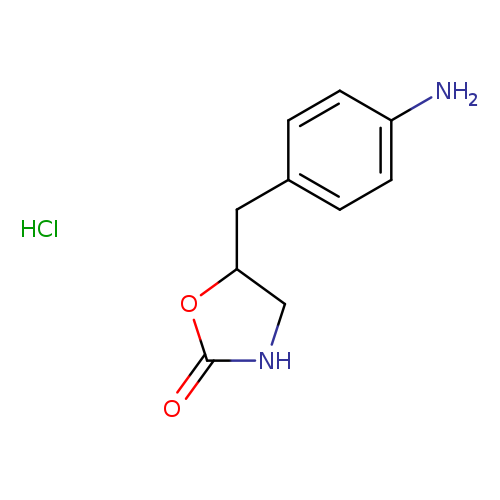 5-[(4-aminophenyl)methyl]-1,3-oxazolidin-2-one hydrochloride