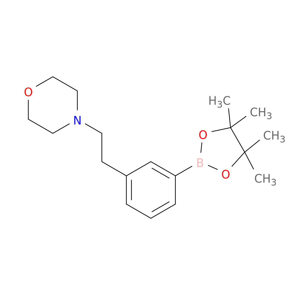 4-(3-(4,4,5,5-Tetramethyl-1,3,2-dioxaborolan-2-yl)phenethyl)morpholine