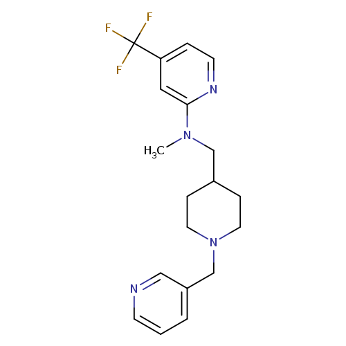 N-methyl-N-({1-[(pyridin-3-yl)methyl]piperidin-4-yl}methyl)-4-(trifluoromethyl)pyridin-2-amine