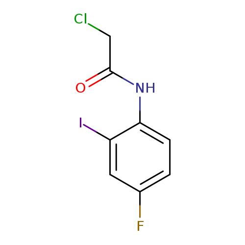2-chloro-N-(4-fluoro-2-iodophenyl)acetamide