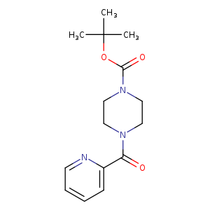 1-Piperazinecarboxylic acid, 4-(2-pyridinylcarbonyl)-, 1,1-dimethylethylester